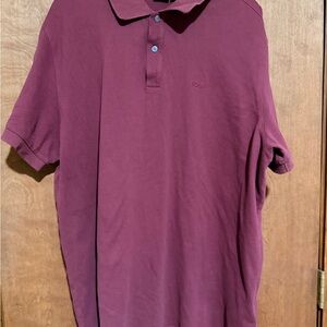 Boss Men's Deep Burgundy Polo Shirt